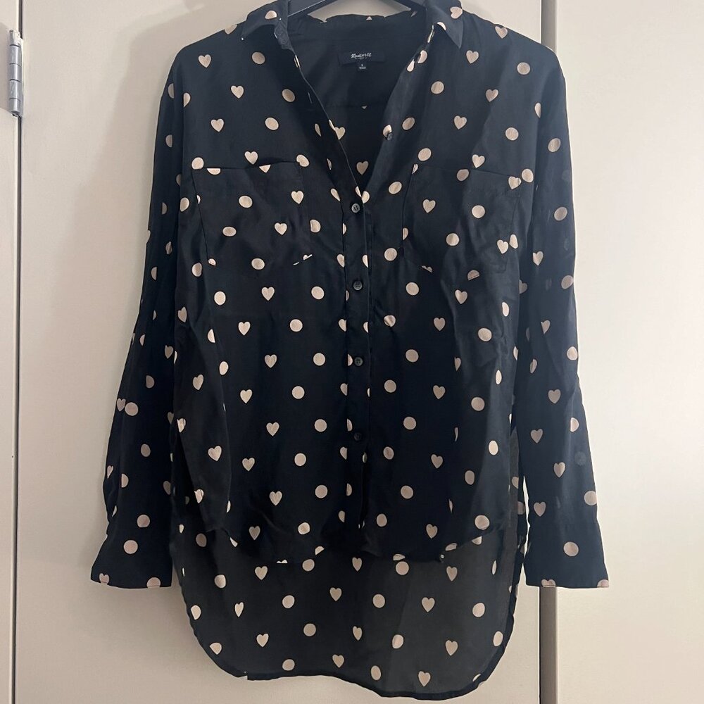 Madewell Silk Blouse size medium